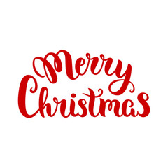 Merry Chistmas lettering