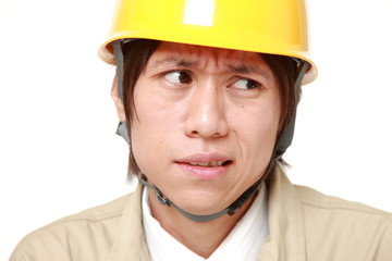  perplexed construction worker