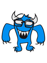 nerd geek smart hornbrille freak monster student