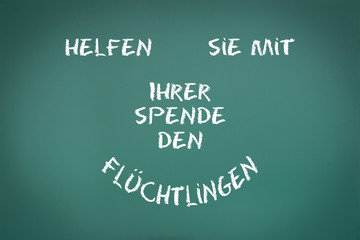 helfen Sie mit Ihrer Spende den Flüchtlingen