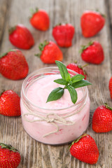 Strawberry yogurt