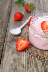 Strawberry yogurt