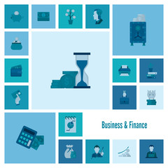 Business and Finance Icon Set