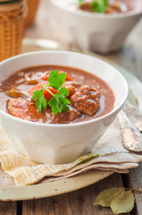 Slow Cooked Beef Stew with Vegetables