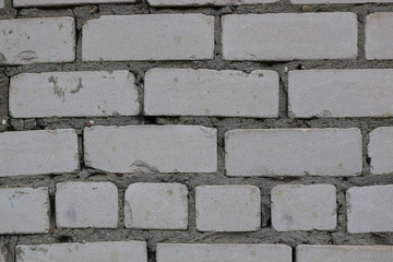 white brick wall