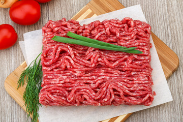 Raw minced meat