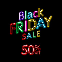 black friday hanging sign. Vector Illustration, eps10, contains transparencies.