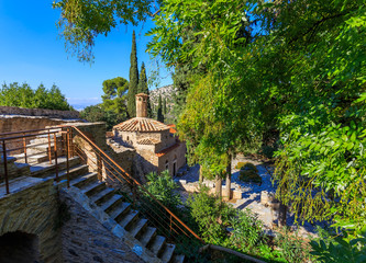 byzantine monastery in Kaisariani, Athens