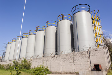 Industrial Chemical Storage Tanks
