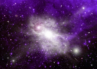 galaxy in a free space