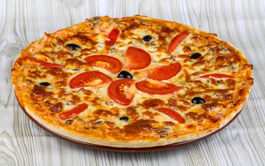 Italian homemade pizza