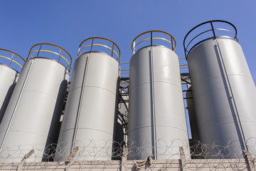 Industrial Chemical Storage Tanks