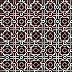 Tangled Pattern with Quatrefoils