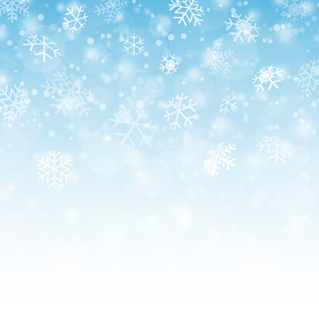 christmas time snow fall background