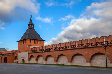 Тульский Кремль. Крепостная стена и Башня Водяных...