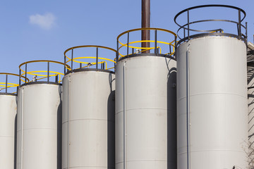 Industrial Chemical Storage Tanks