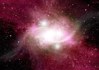 galaxy in a free space