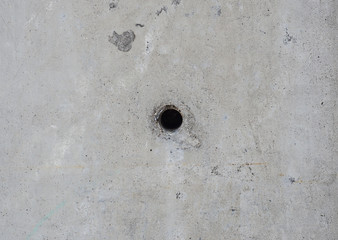 Hole on the center of electricity post