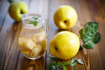 quince compote - obrazy, fototapety, plakaty