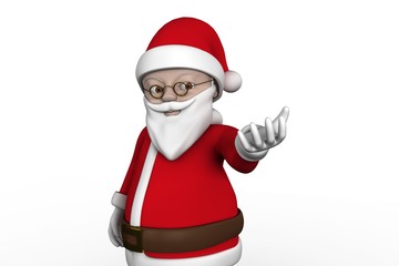 Cute cartoon santa claus
