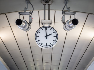 Wall clock in the station