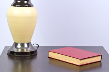 The Red Book on the coffee table