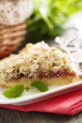 Rhubarb pie