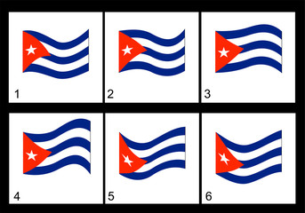 Animation Cuban Flag
