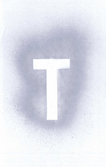 Stencil letter I