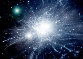 galaxy in a free space