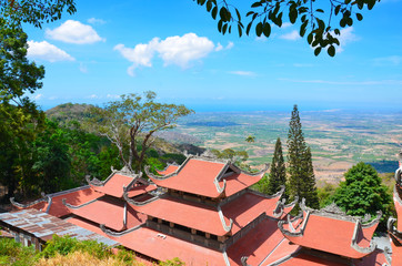 Ta Cu pagoda, a famous destination near Mui Ne, Phan Thiet, Viet