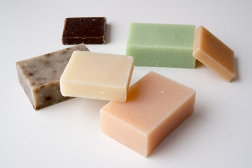 Colored soaps