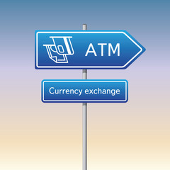Vector ATM sign