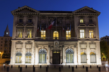 Fototapeta na wymiar Marseille City Hall in France