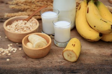 oat flakes with milk