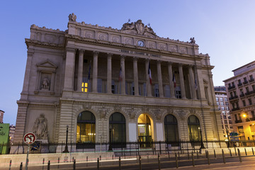 Obraz premium Palais de la Bourse in Marseilles, France