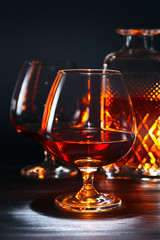 Snifter with brandy
