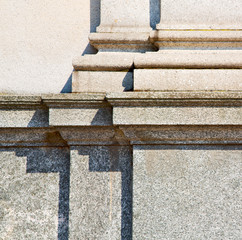 abstract old column in the  country  of europe italy and marble