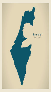 Modern Map - Israel IL
