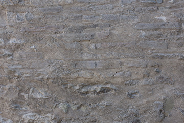 Textured street wall