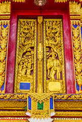 Fototapeta na wymiar Pattern the Church and temple in Thailand.