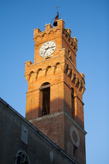 Pienza in Val d'Orcia. Tuscany, Italy