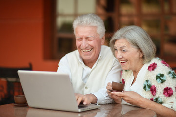 beautiful elderly couple