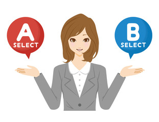 選択　ビジネスウーマン