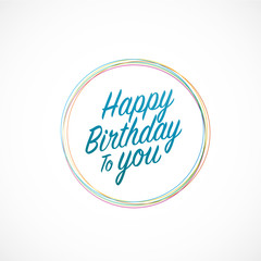 Fototapeta premium joyeux anniversaire
