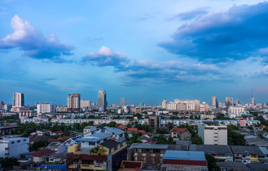 Cityscape view of Bangkok in the morning. Bangkok is the capital © joeyphoto