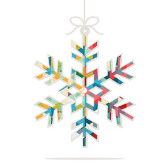 Christmas snowflake ornament decoration