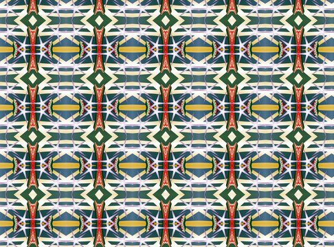 Winter background with different geometries