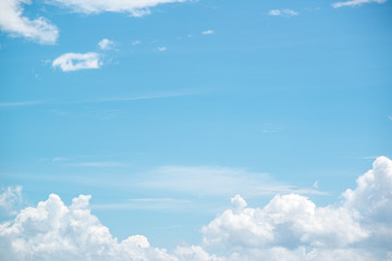 sky with white cloud