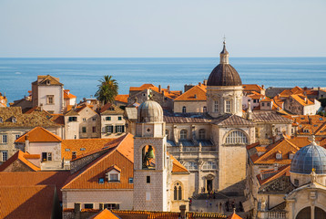 Aerial View on the Old City of Dubrovnik, Croatia